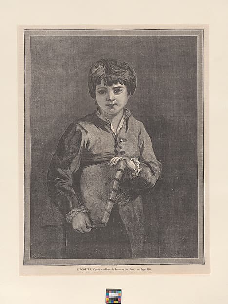 L'Écolier, from "L'Univers Illustré"