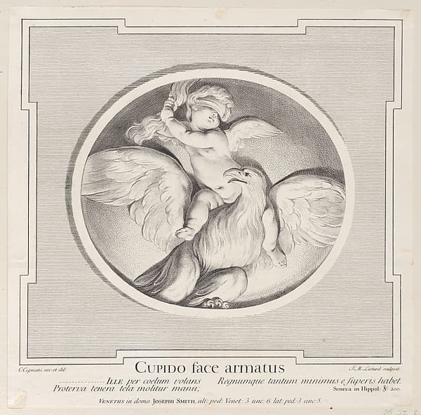Cupid Astride an Eagle