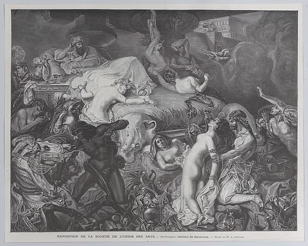 Sardanapale, from "Le Monde Illustré"