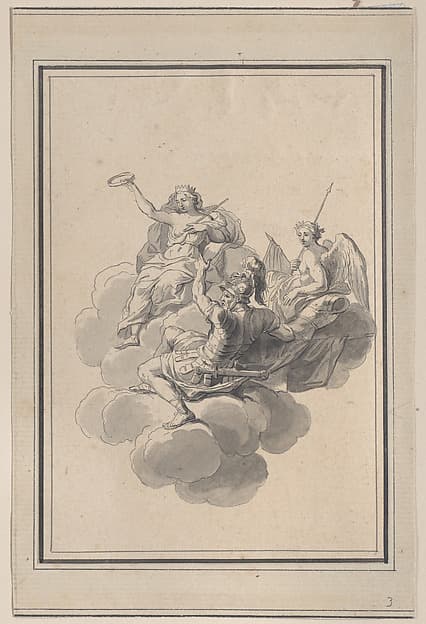 Vignette from the Galerie des Glaces, Versailles