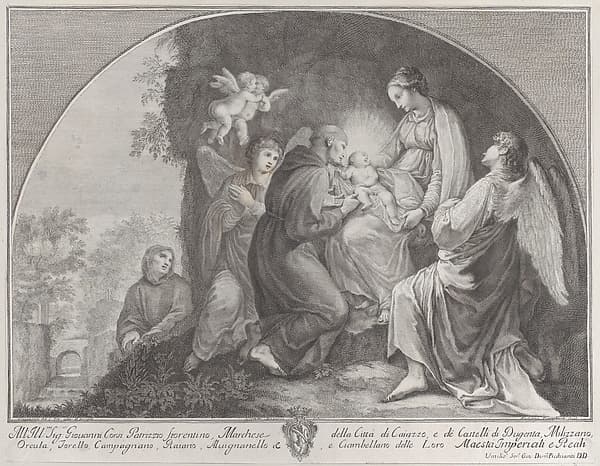 Adoration of Christ by Saint Francis