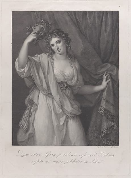 Lady Hamilton as the Comic Muse, Thalia