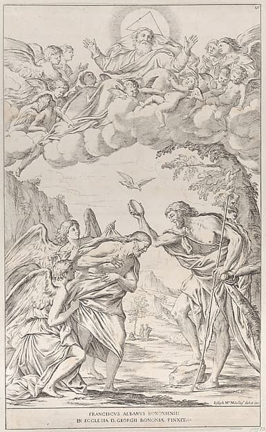 Plate 8: the Baptism of Christ