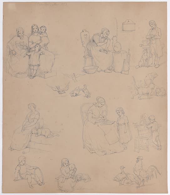 Sketch Sheet of Illustrations