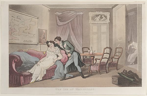 The Inn at Marseilles, from "Journal of Sentimental Travels in the Southern Provinces of France, Shortly Before the Revolution"