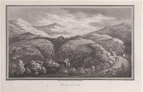 Festiniog, from "Remarks on a Tour to North and South Wales, in the year 1797"