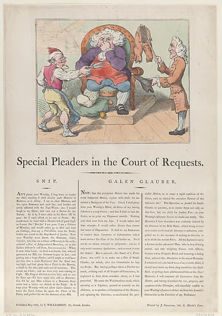 Special Pleaders in the Court of Requests