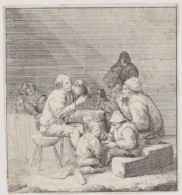 Man drinking from a pitcher