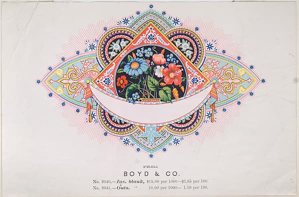 Trade Card for Boyd & Co., Printer