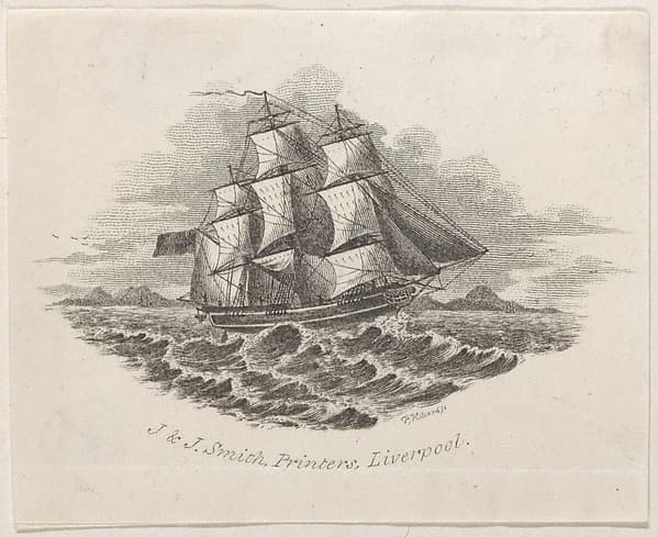 Trade Card for J & J Smith, Printers