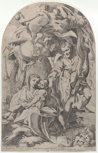 The rest on the flight into Egypt
