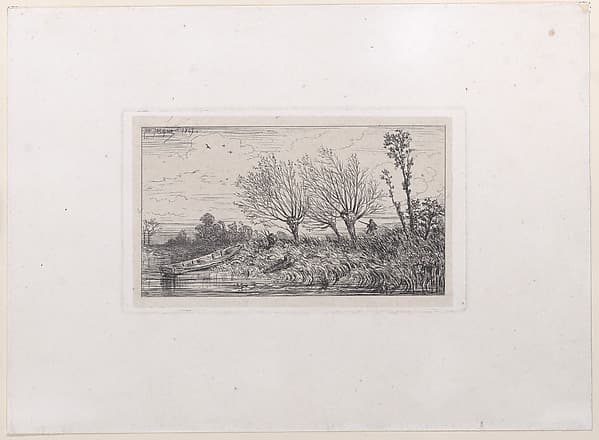 Landscape with Willow Trees