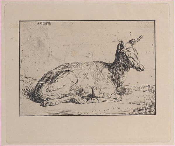 A Doe, after Barye