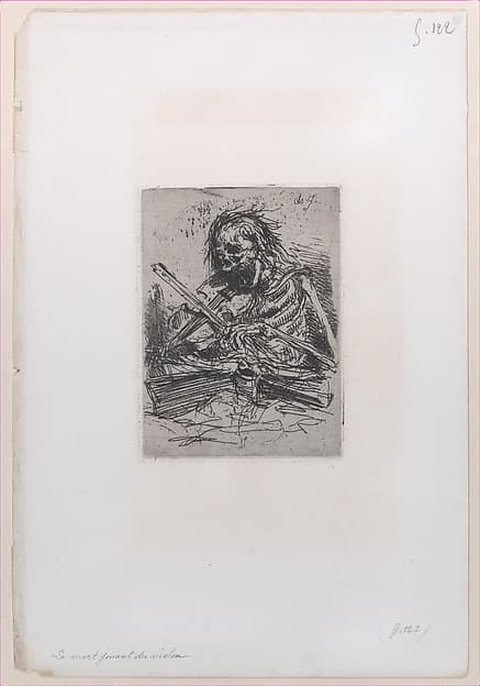 Death Playing the Violin