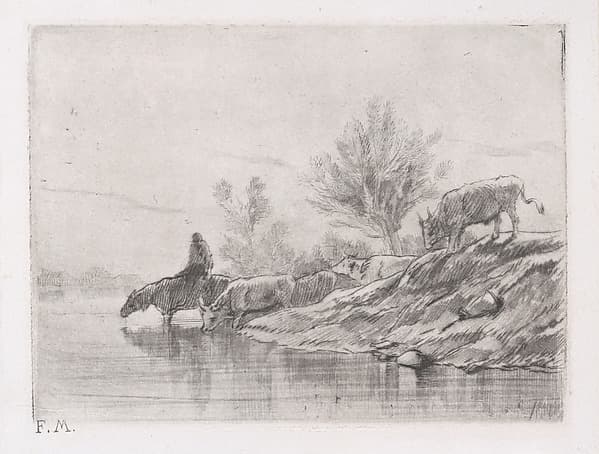 Landscape with Horses