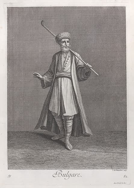 Bulgare, plate 82 from "Recueil de cent estampes représentent differentes nations du Levant"
