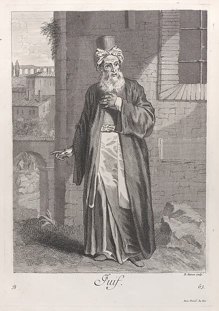 Juif, plate 63 from "Recueil de cent estampes représentent differentes nations du Levant"