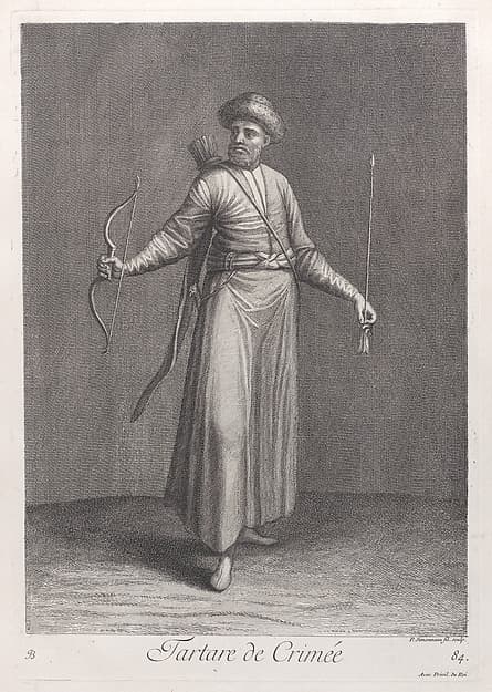 Tartare de Crimée, plate 84 from "Recueil de cent estampes représentent differentes nations du Levant"