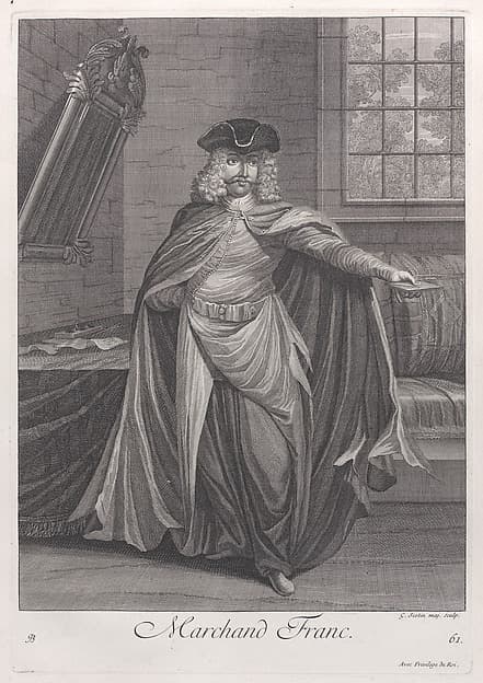 Marchand Franc, plate 61 from "Recueil de cent estampes représentent differentes nations du Levant"