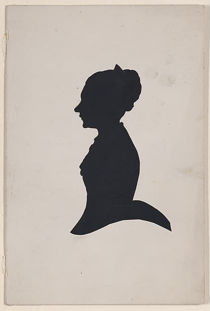 Silhouette of Miss Donath