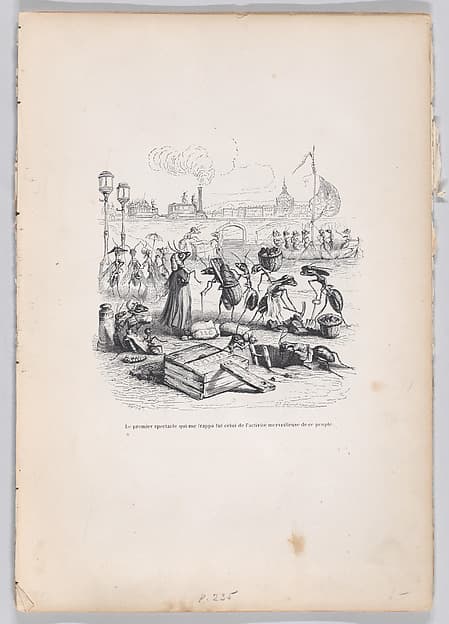 "The first show that struck me was the wonderful activity of these people" from Scenes from the Private and Public Life of Animals