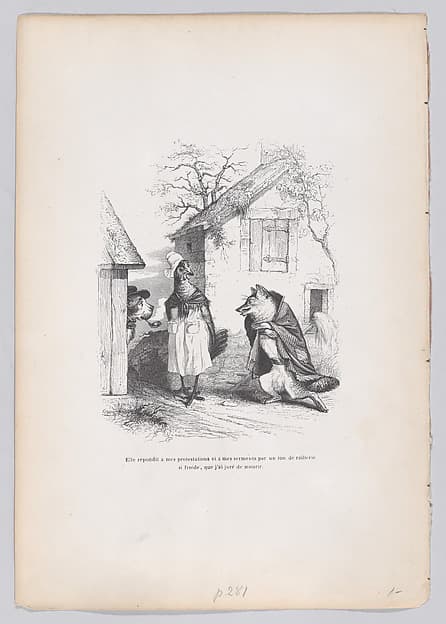 "She responded to my protests and oaths with a tone of mockery so cold that I swore to die" from Scenes from the Private and Public Life of Animals