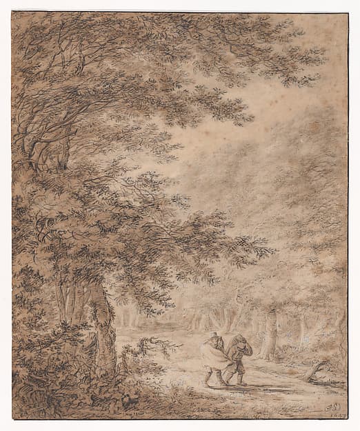 Travelers in a Forest