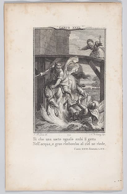 Canto 31, Stanza 70, from "Orlando Furioso"