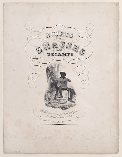 Frontispiece, from the series Hunting Scenes