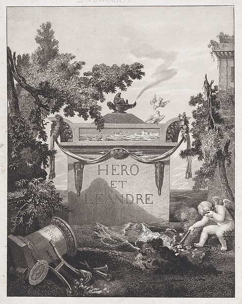 Frontispiece to "Hero and Leander"