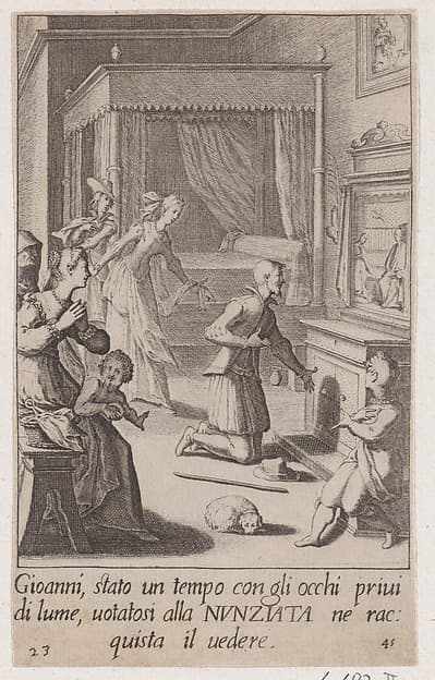 Gioanni, from Scelta d'Alcuni Miracoli e Grazie della Santissima Nunziata di Firenze (Selection of Some Miracles and Graces that Occurred in the Church of the Annunziata in Florence)