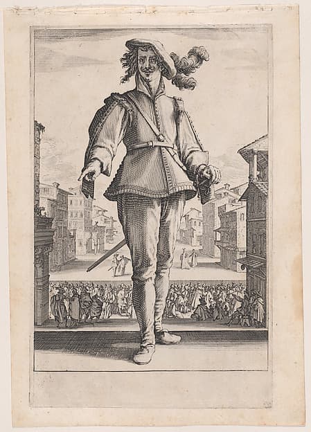 Le Captain ou L'Amoureux, from Les Trois Pantalons pièces appélees Les Trois Acteurs (The Three Pants also called the Three Actors)