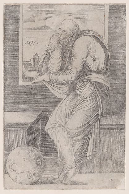 Philoshopher Seated near a Window