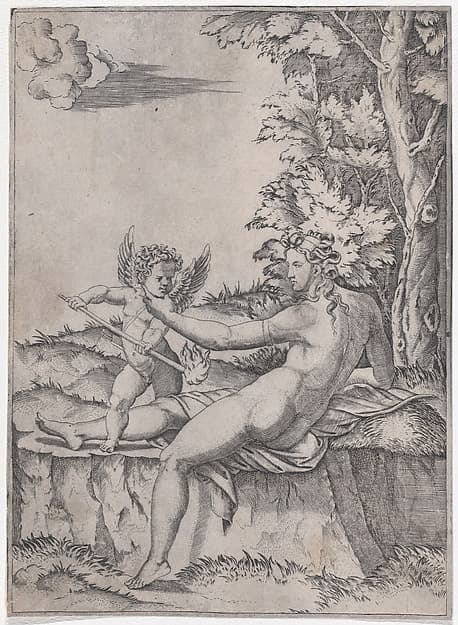 Venus and Eros