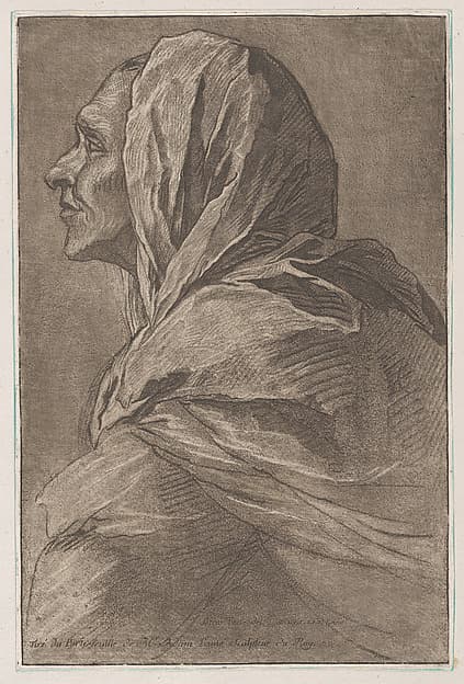 Head of a woman