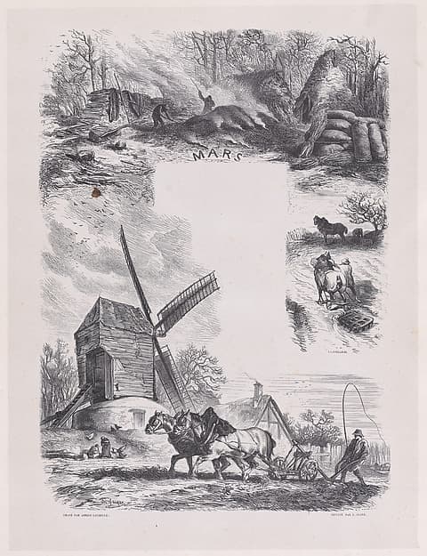 March, from "Album of Rustic Subjects"