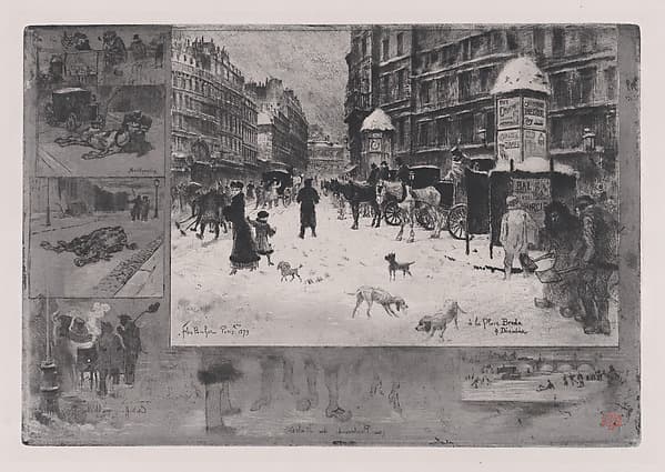 Winter in Paris, or Paris in the Snow