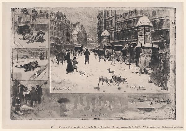 Winter in Paris, or Snow in Paris