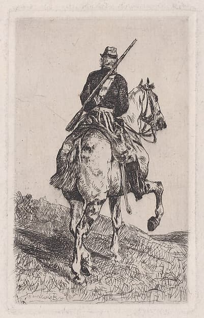Man on horseback