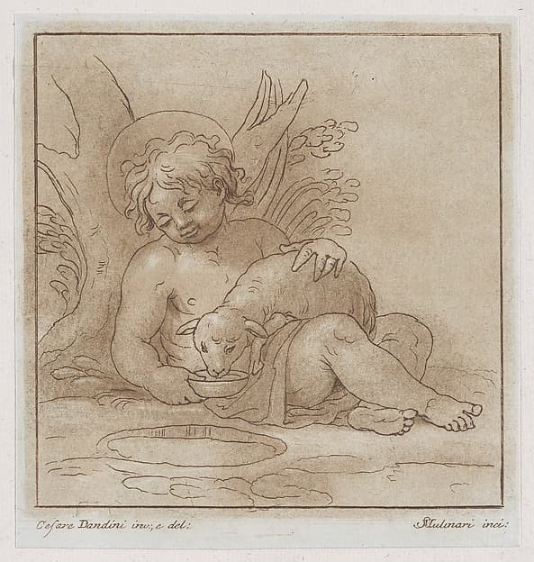 Saint John the Baptist with a lamb
