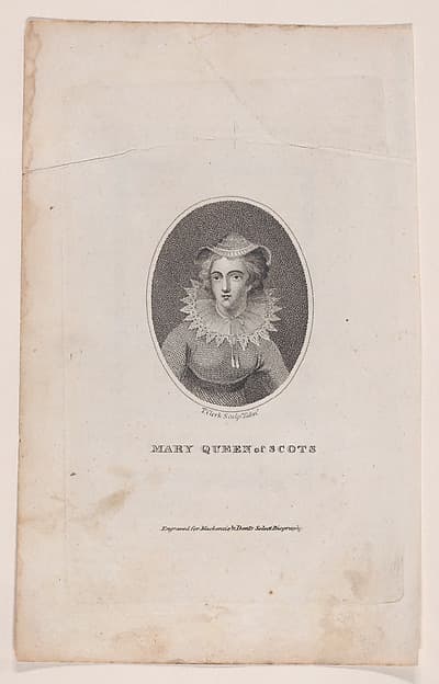 Mary, Queen of Scots (from "Select Biography: Containing Instructive and Entertaining Accounts of the Lives, Characters, and Actions of the Most Eminent Persons of All Ages and All Countries")