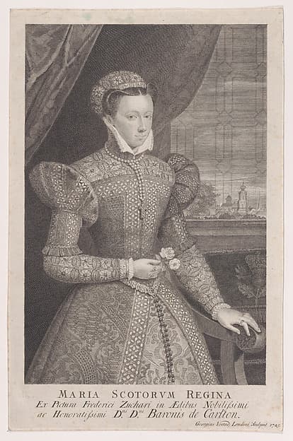 Mary, Queen of Scots (frontispiece, from "De vita et rebus gestis... principis Mariae Scotorum reginae, Franciae dotariae, quae scriptis tradidere autores sedecim...," volume 1)
