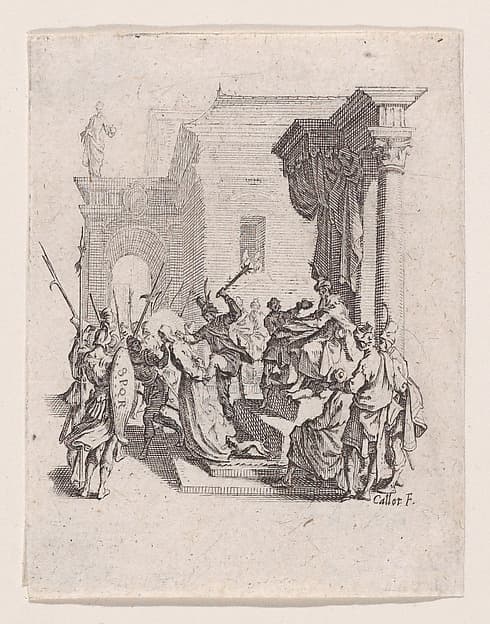 Jésus et la Femme Adultère (Jesus and the Woman Taken in Adultery), plate 5 from "Le Nouveau Testament" (The New Testament)
