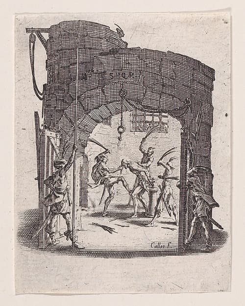 Jésus est Battu de Verges pièce appelée aussi La Flagellation (The Flagellation), from "La Petite Passion" (The Little Passion)