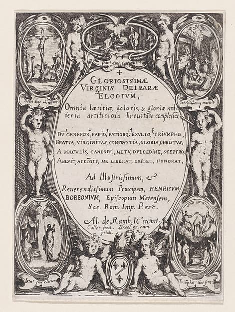 Frontispiece, from "Gloriosissimae"