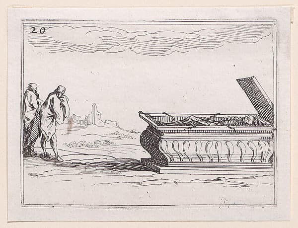 Le Tombeau (The Tomb), from Lux Claustri ou La Lumière du Cloitre (The Light of the Cloisters), plate 20