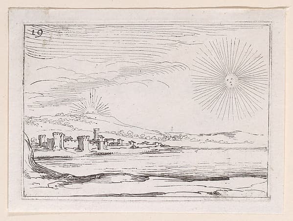 Le Soleil Levant (The Sun Rising), from Lux Claustri ou La Lumière du Cloitre (The Light of the Cloisters), plate 19
