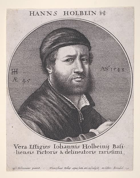 Portrait of Hans Holbein