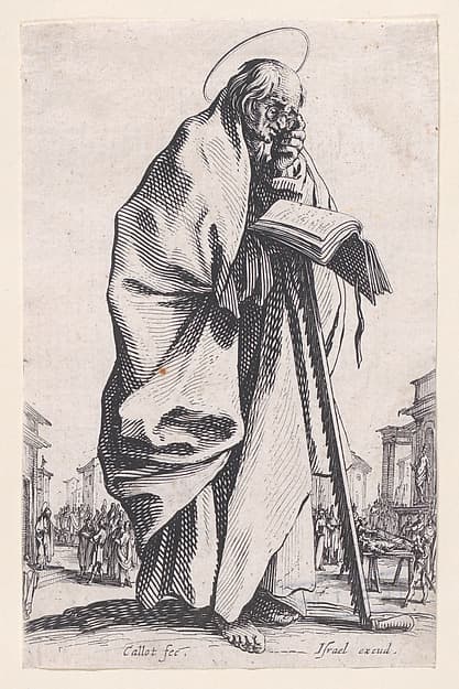 St. Simon, from Les Grands Apôtres Debout, Représentant Le Sauveur, La Bienheureuse Marie et Les Saints Apôtres (The Large Standing Apostles, Representing The Savior, The Blessed Mary and The Apostles)