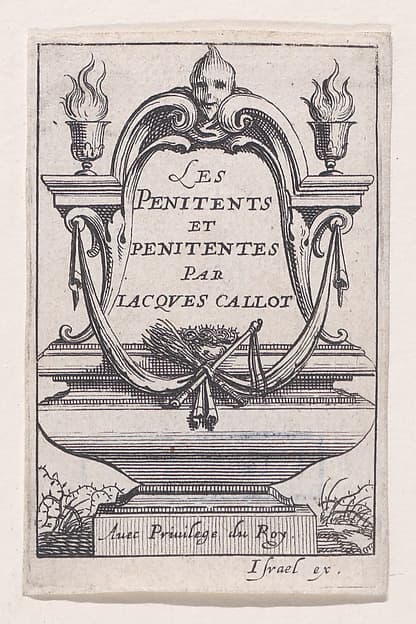 Frontispiece, from Les Pénitents et Pénitentes (The Penitents)